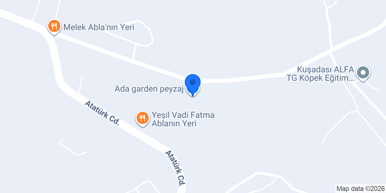 Ada garden peyzaj konumu