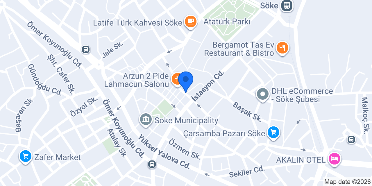 Söke Muhasebe Bürosu - SMMM Yusuf Salbaş konumu