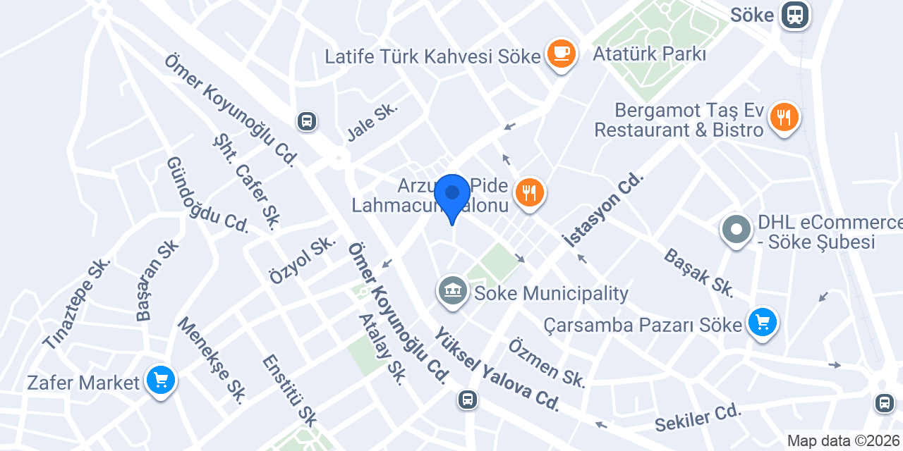 Günay Ofset Matbaacılık Söke konumu
