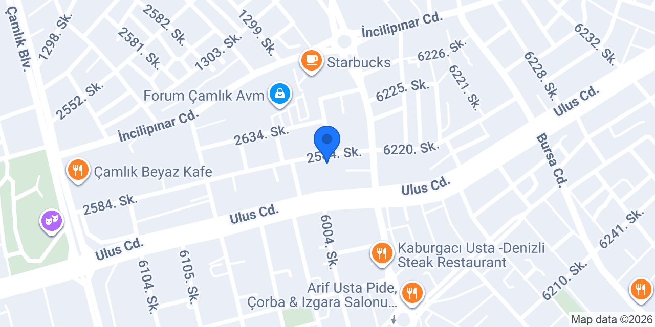 Relax Denizli Masaj Salonu konumu