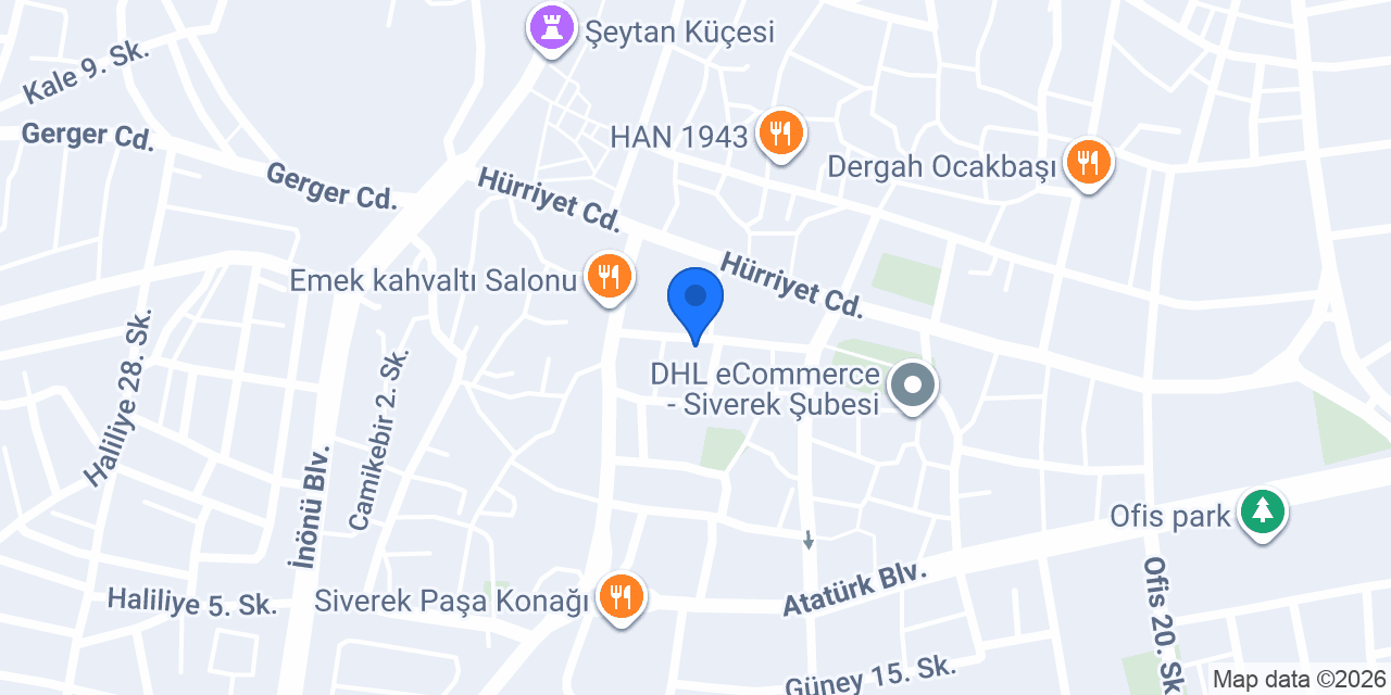 İşler Kitabevleri Siverek konumu