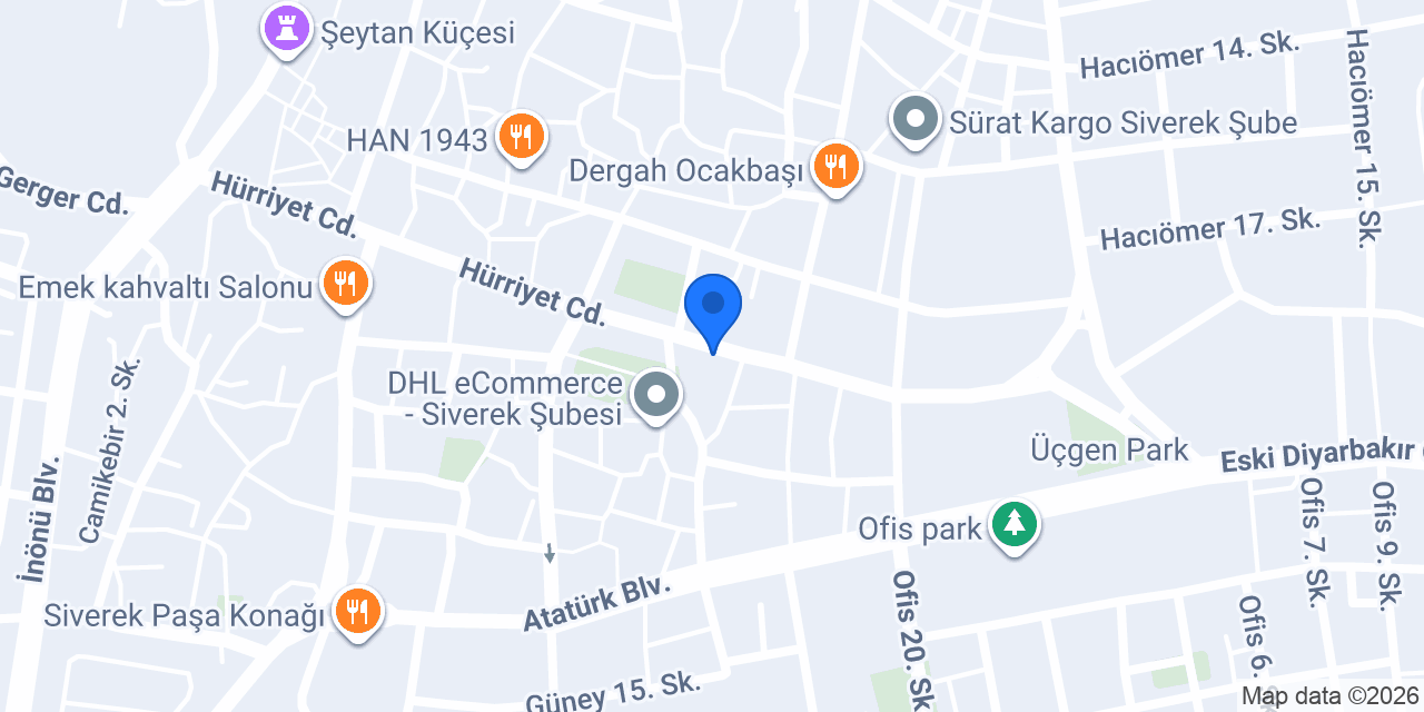 Zübeyde Hanım Anaokulu konumu