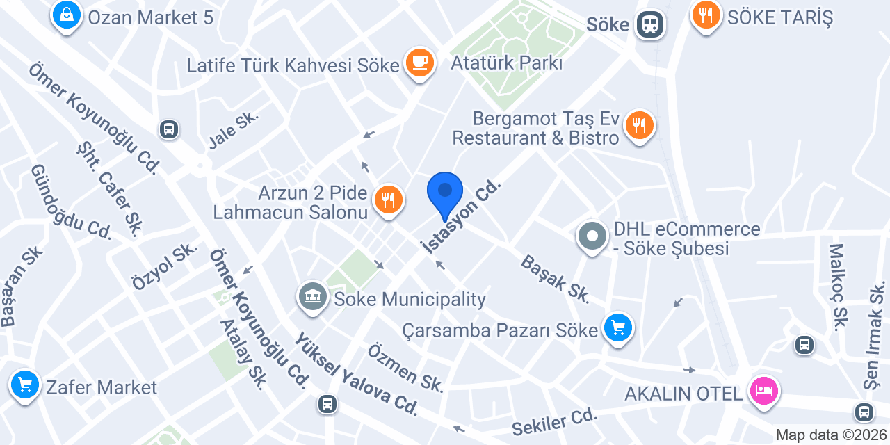 Özkelebek Home Store konumu