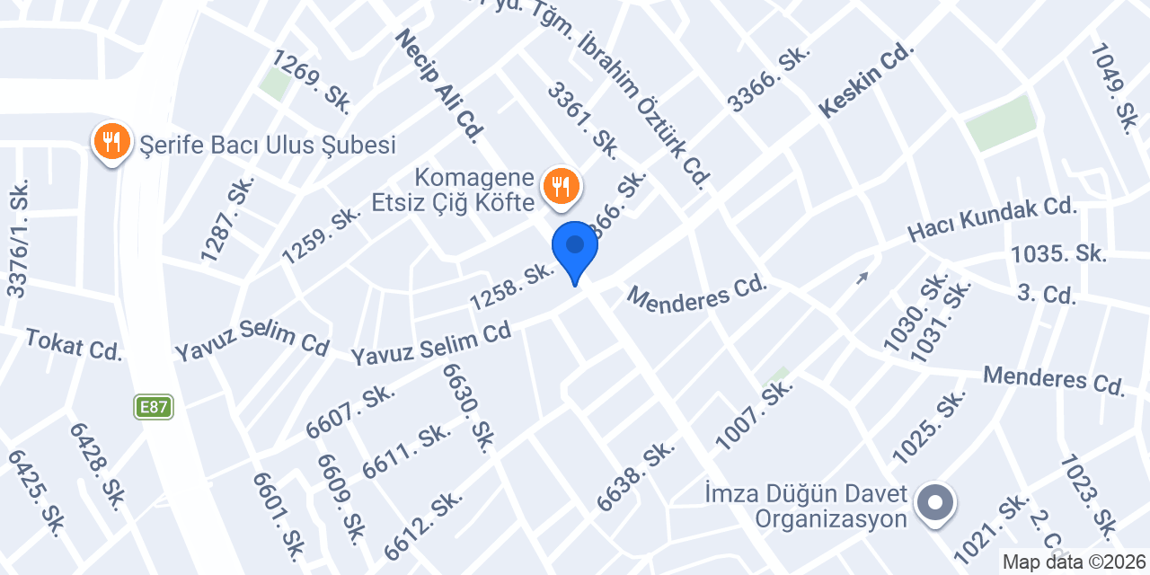 Md Ender Fırın Kafe konumu