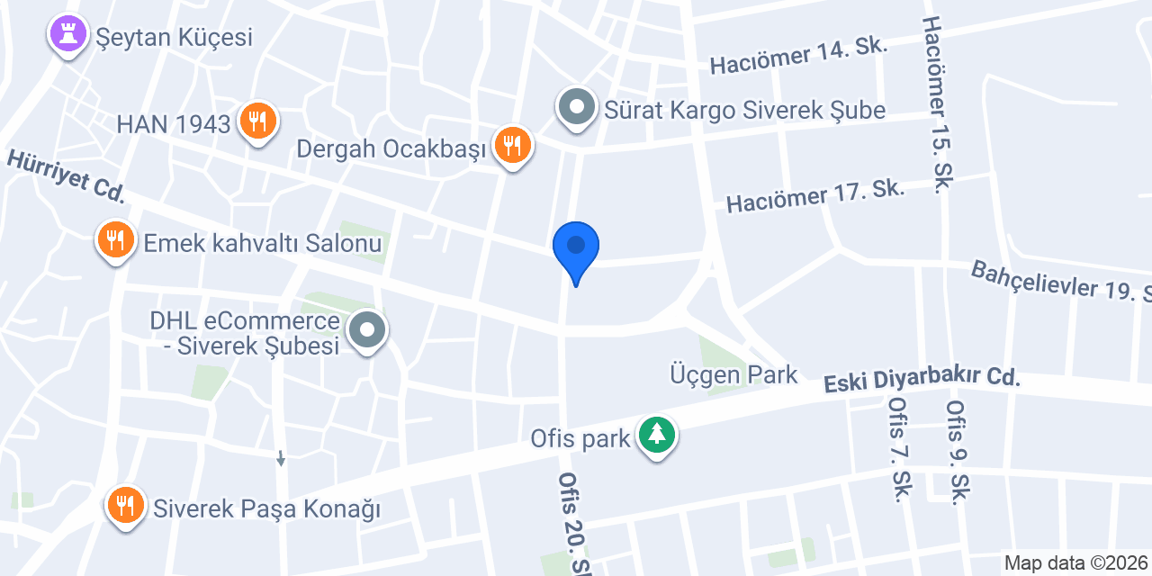 Siverek Vergi Dairesi konumu