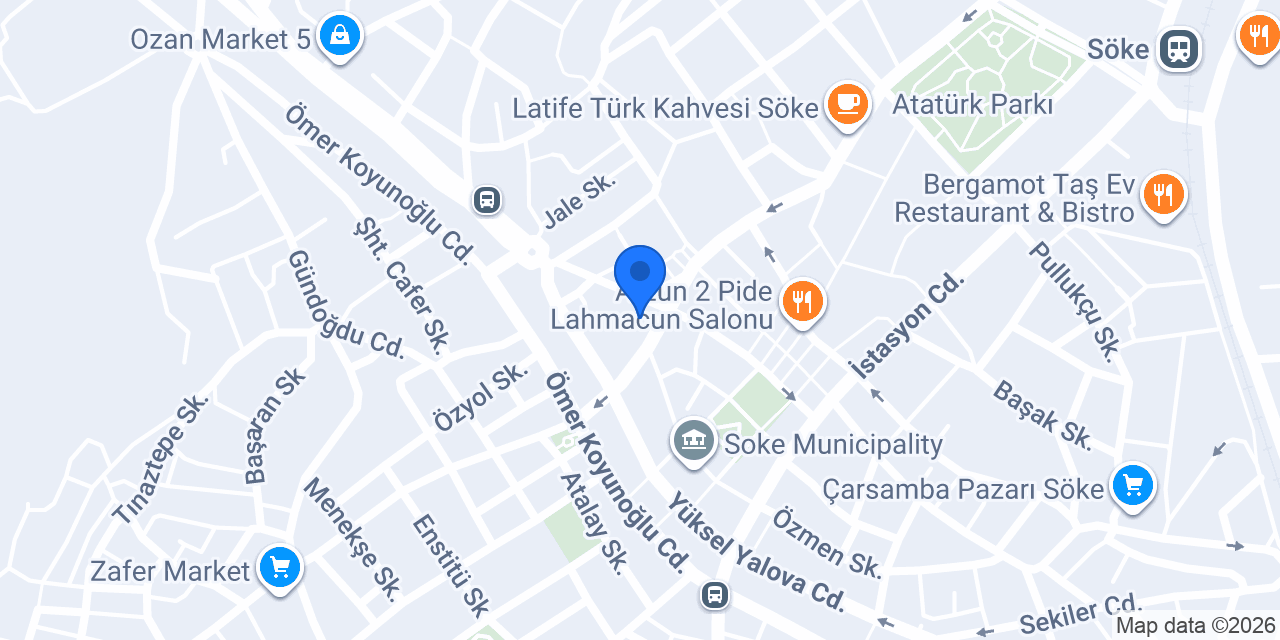 Sahra aperatif söke konumu