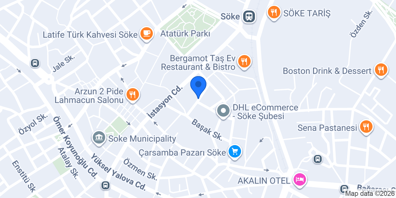 Toslak Teknik servis konumu