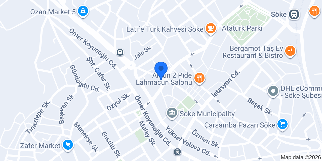 Şehrii Antep baklava ve dondurma konumu