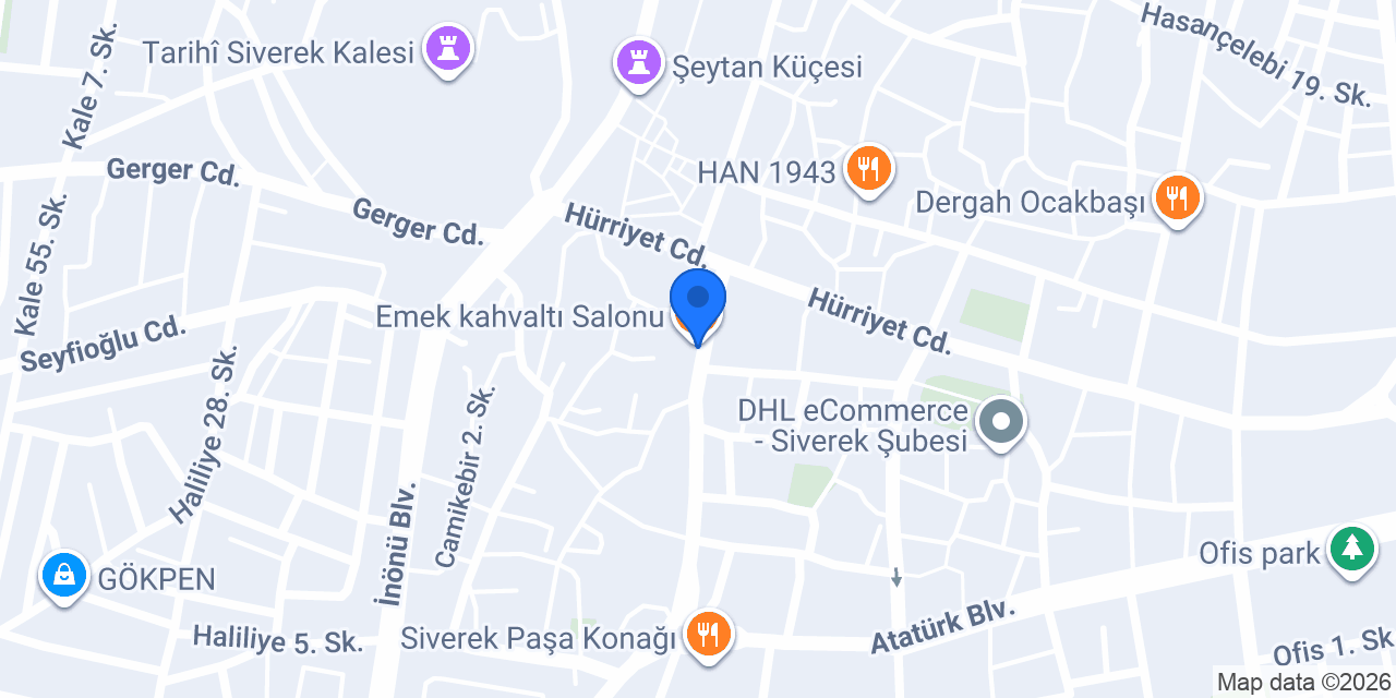 Siverek Mangal Balık Evi konumu