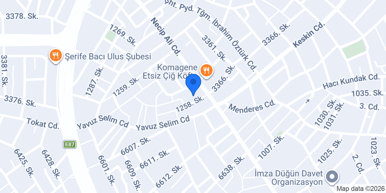 ÇEVİK HALI YIKAMA DENİZLİ konumu