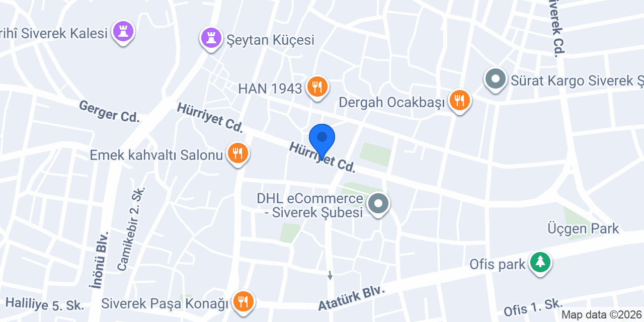 Siverek Nehir Pastanesi konumu