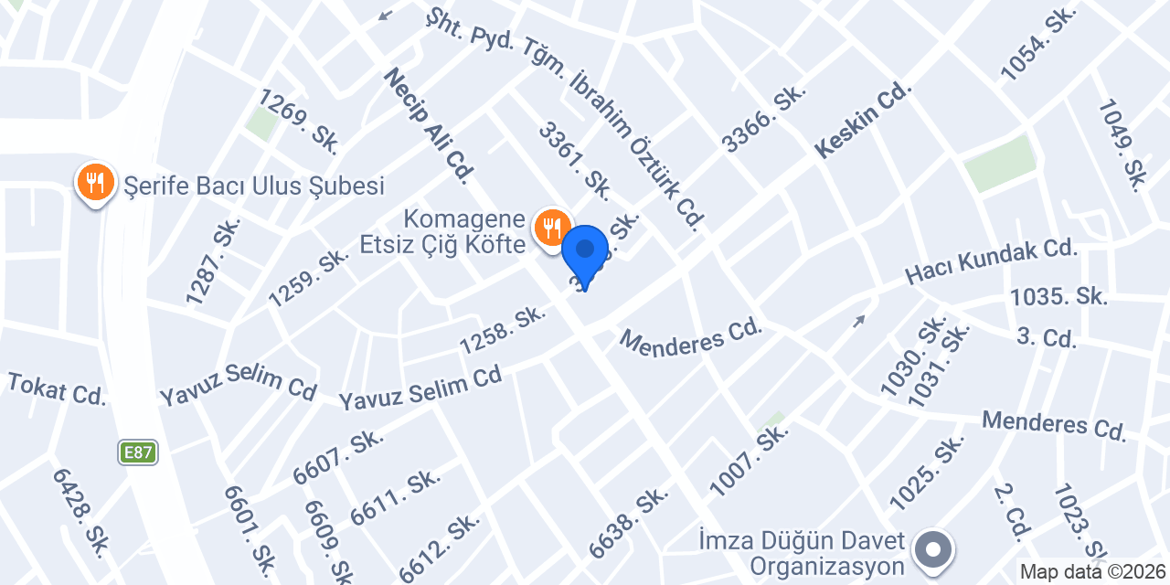 Bozdağ Mobilya konumu
