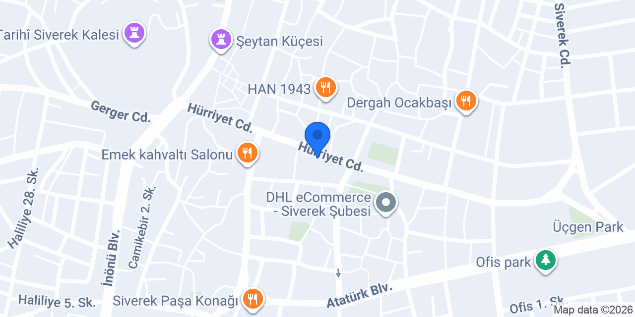 HAS DOY DÖNER SİVEREK konumu
