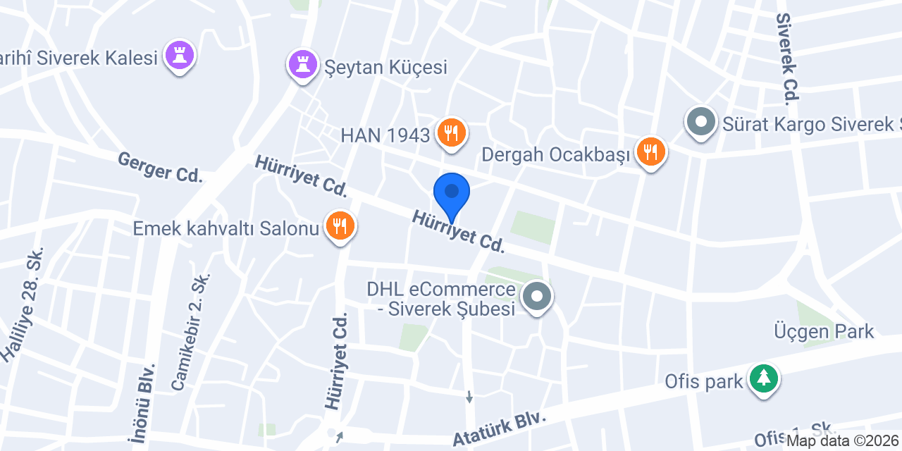 MERVE İLETİŞİM konumu