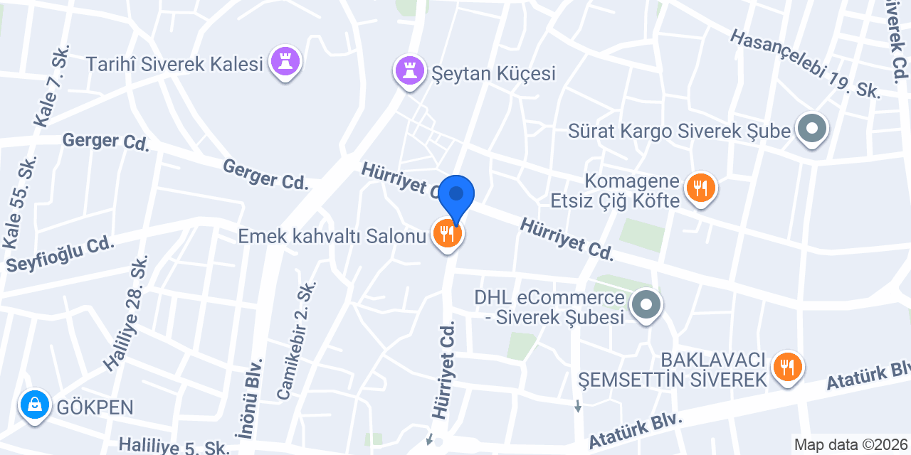 Siverek Petshop konumu