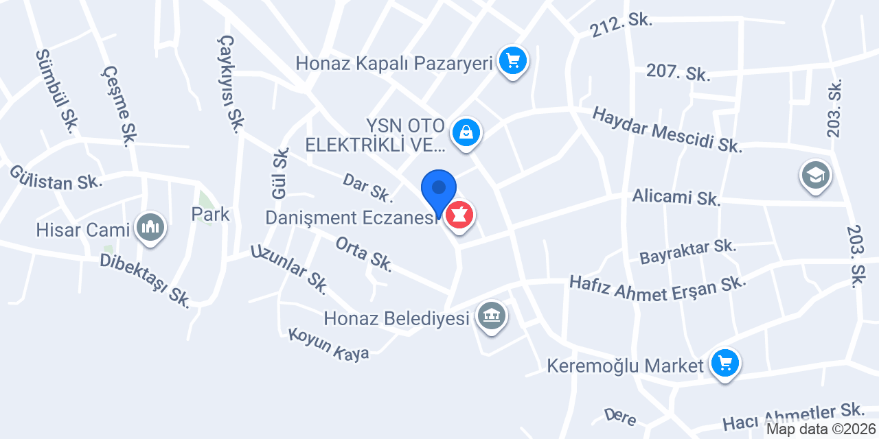 Renkli düşler Cafe konumu