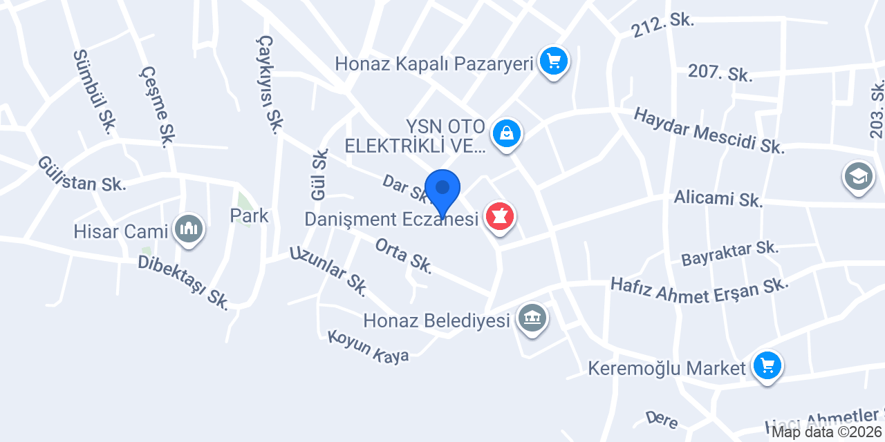 Atatürk İlkokulu konumu