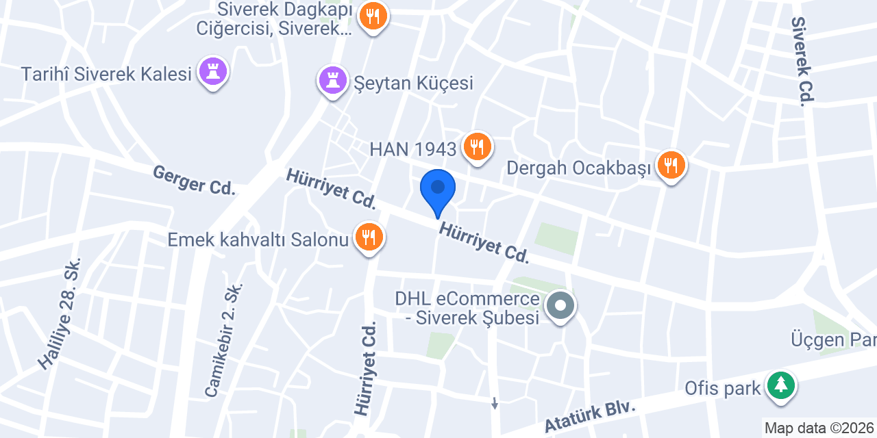 Address Pastanesi konumu
