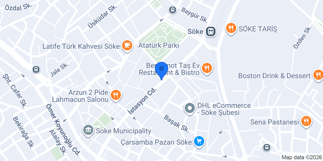 DenizBank Söke Şubesi konumu