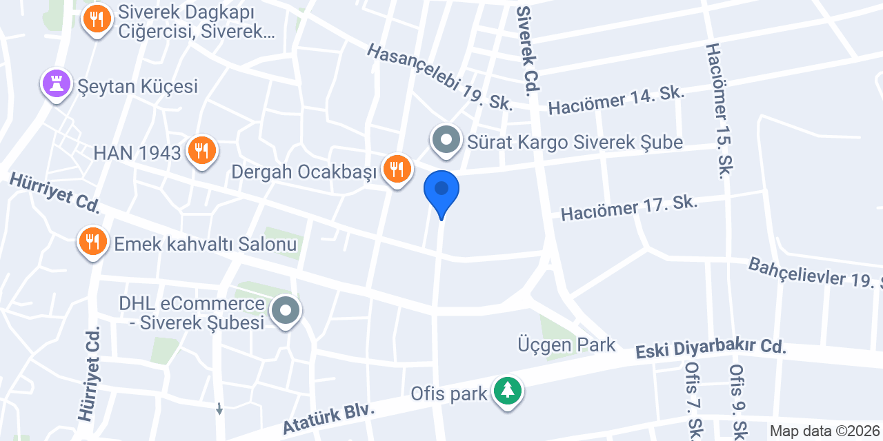 SİVEREK SALON DENİZ konumu