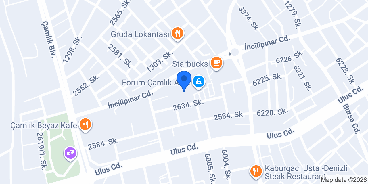 Dry Center Forum Çamlık konumu