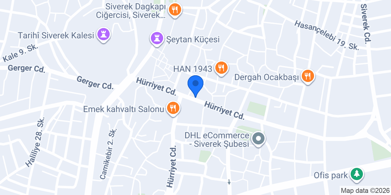 Tadım Lahmacun konumu