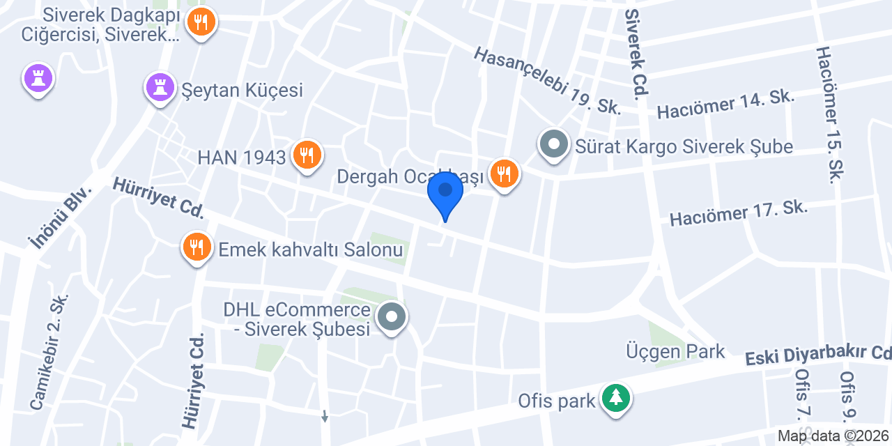 Komagene Etsiz Çiğ Köfte konumu