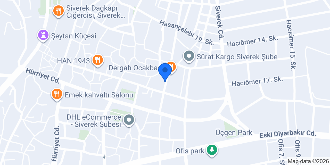 Zerafet Abiye Siverek konumu