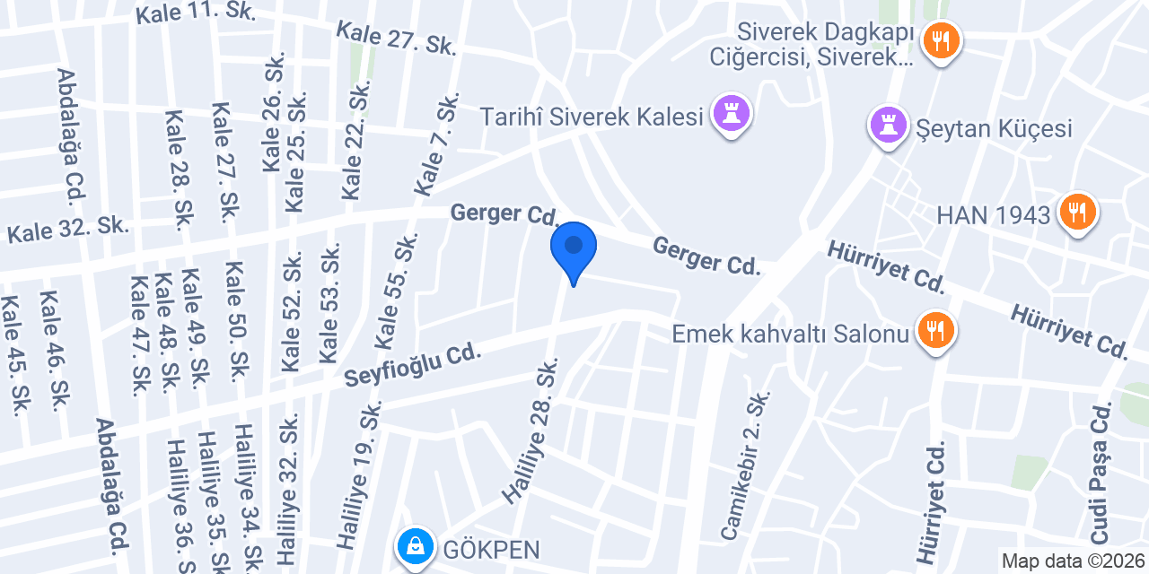GÖZCÜ MOBİLYA seyfioğlu caddesi konumu