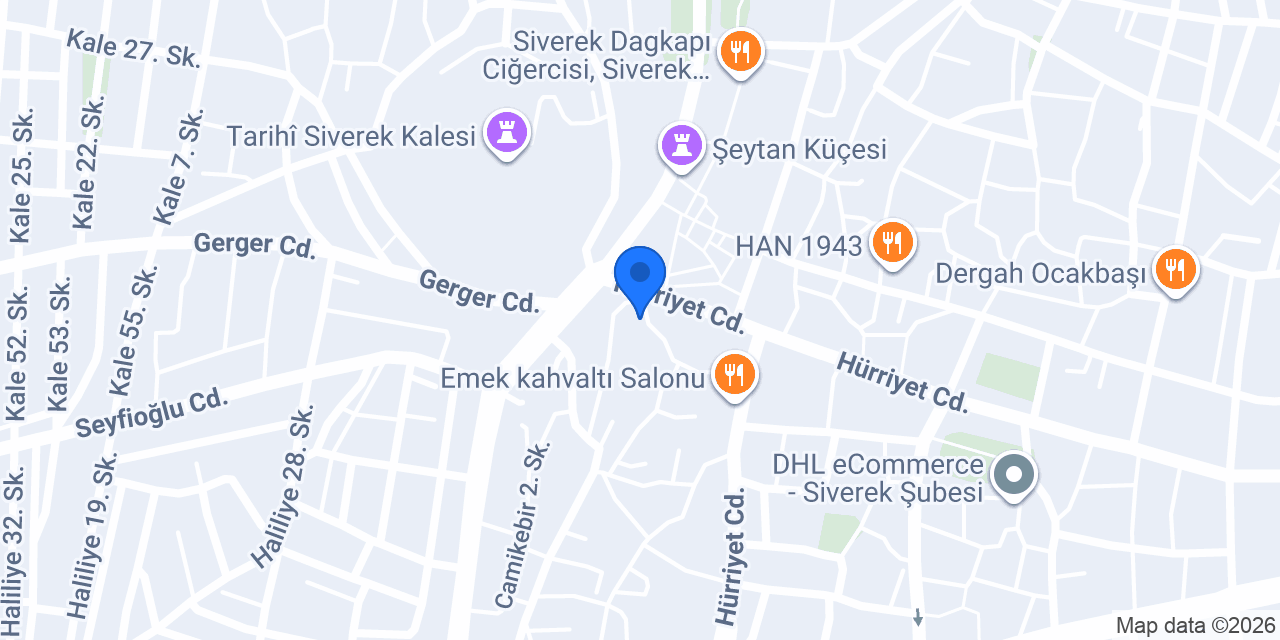 Siverek 3. Noter konumu