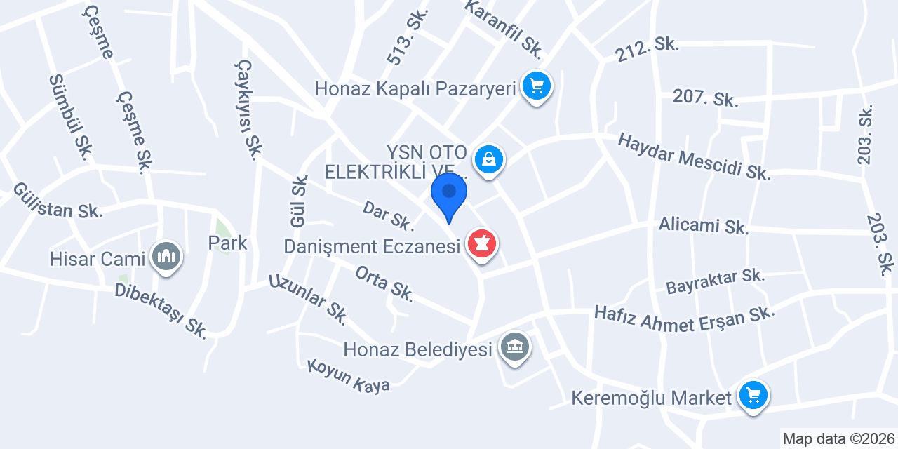 IŞIK UNLU MAMULLER konumu