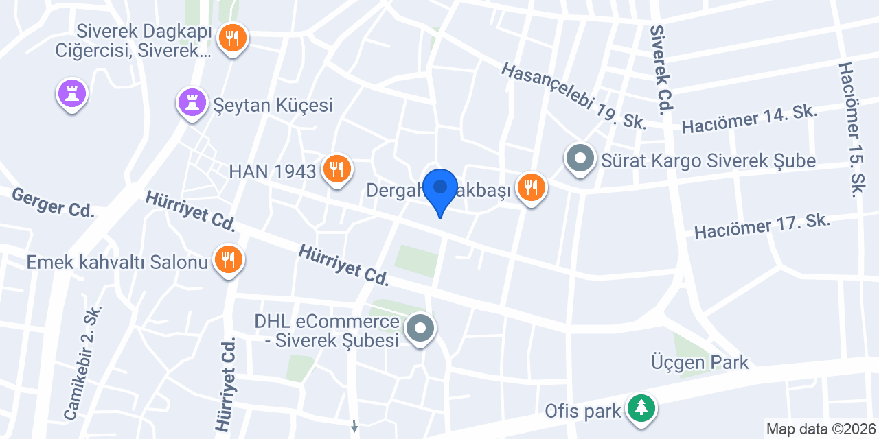 Şah Ciğer Salonu konumu