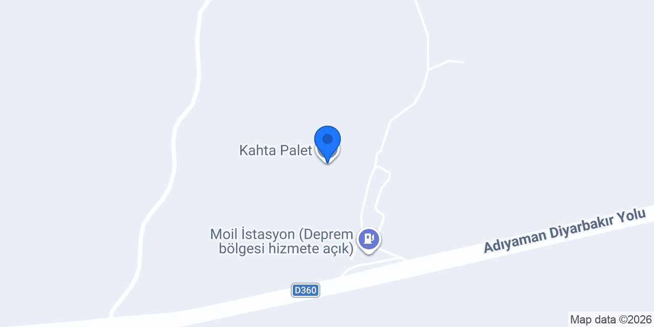 Kahta Palet konumu