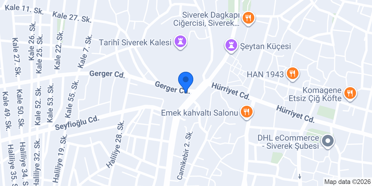 SİVEREK PRESTİJ AKADEMİ EĞİTİM KURUMLARI (KPSS YKS DGS YDT) konumu