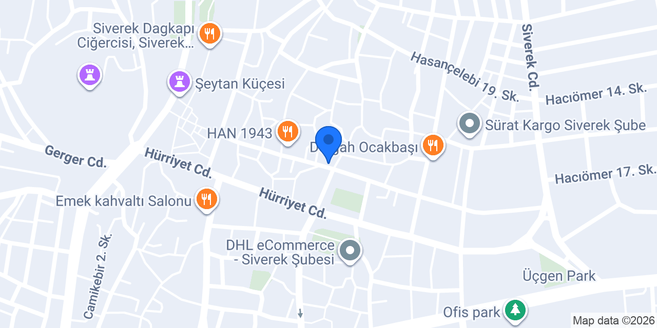 Siverek Çetiner Eczanesi konumu