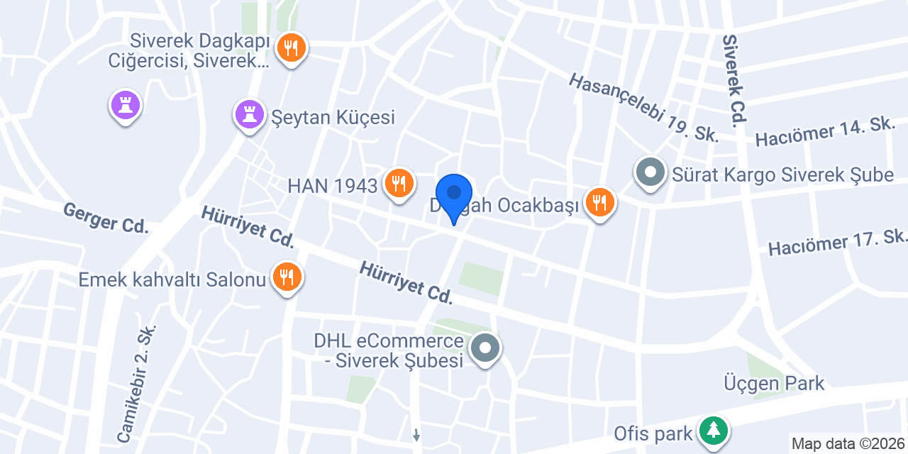 Eyvan Cafe konumu