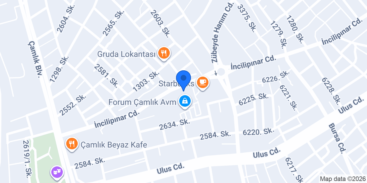 FORUM ÇAMLIK ECZANESİ konumu