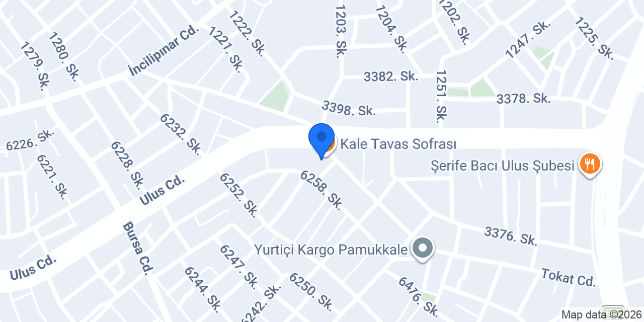 Kale Tavas Sofrası konumu