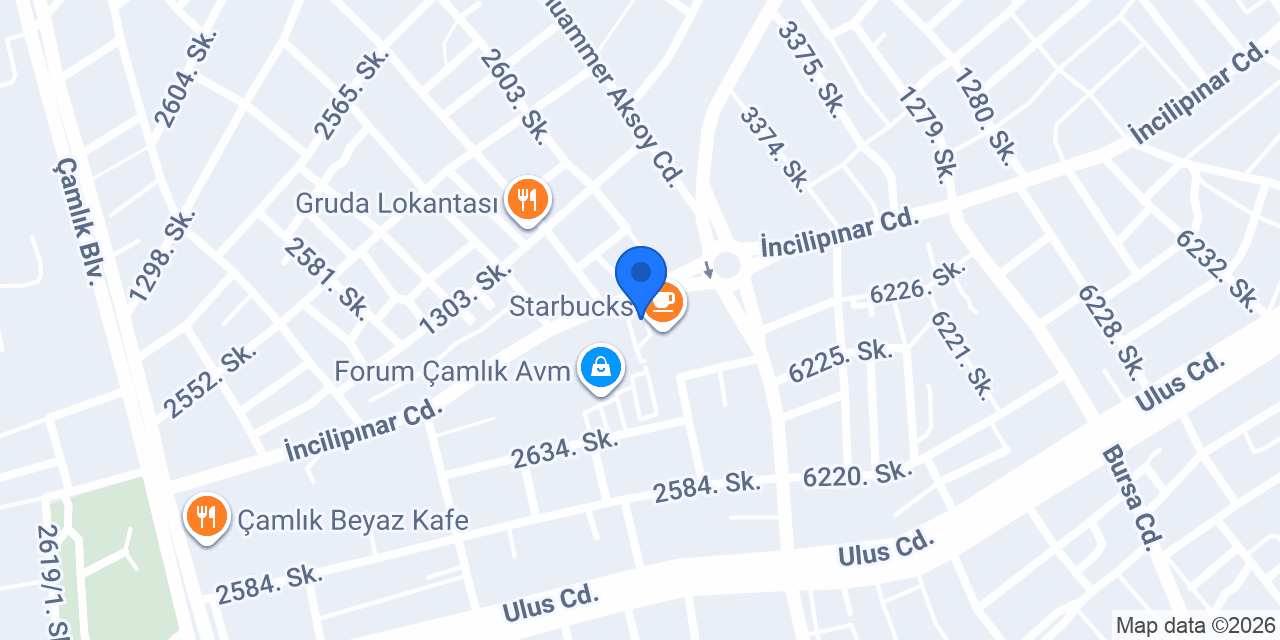 Derimod - Forum Çamlık konumu