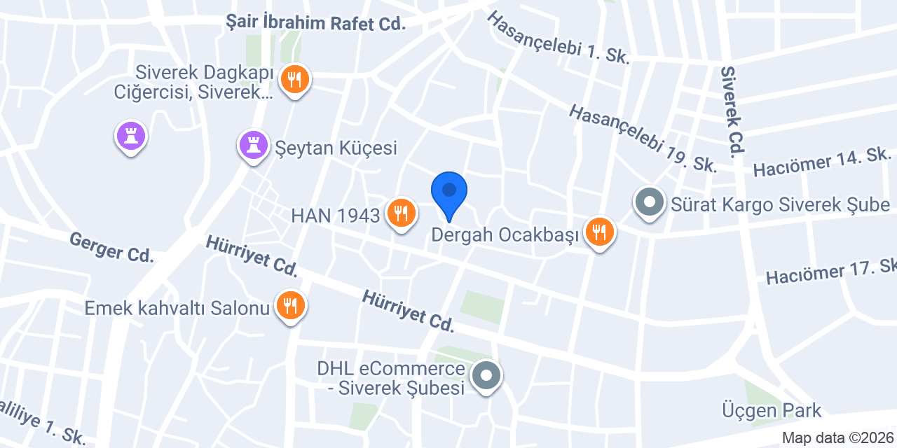 Merkez Oto Kiralama konumu