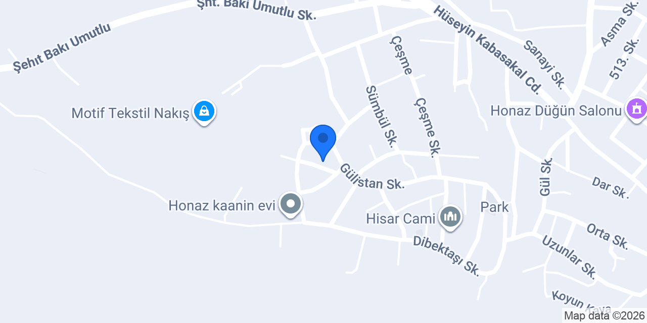 Eke Tekstil konumu
