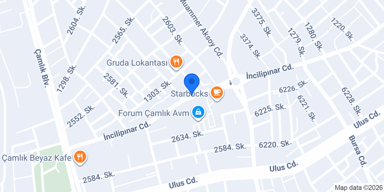 Mylin's Kişiye Özel Dikim konumu