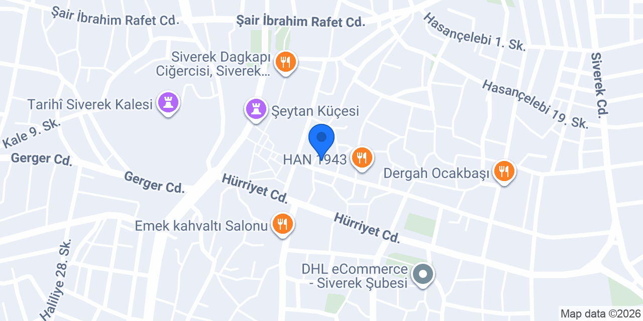 Tadım Döner 2 konumu