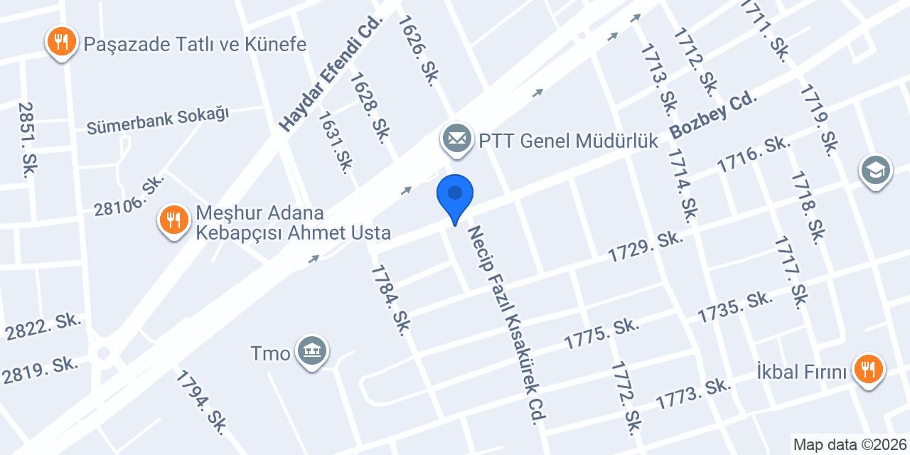 Hercan Sigorta Adıyaman Şube konumu