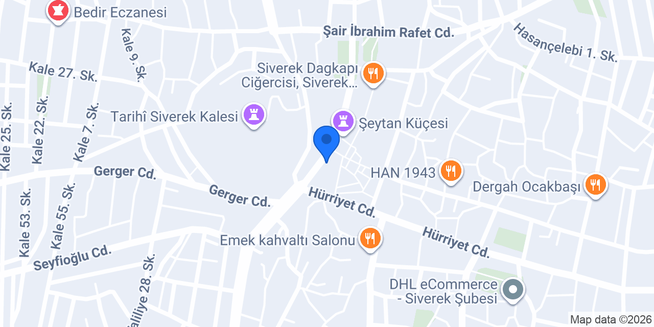 MERKEZ ECZANESİ konumu