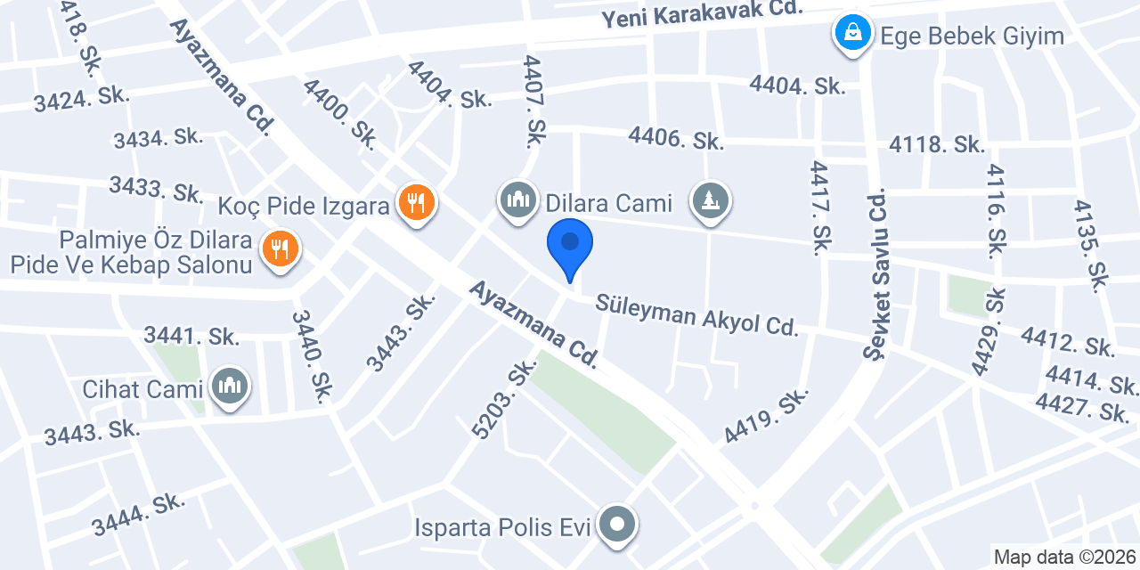DİLARA TABLDOT konumu