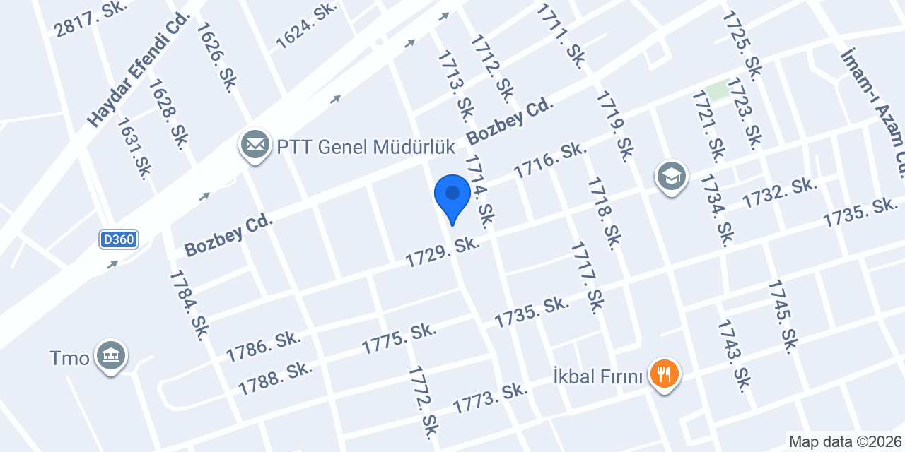 BF MÜHENDİSLİK konumu
