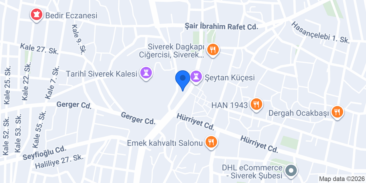 Halkbank Siverek Şubesi konumu