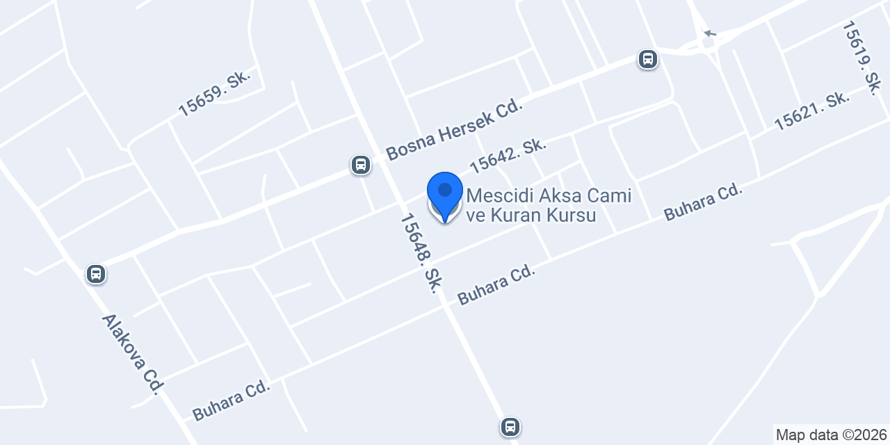 Mescidi Aksa Cami ve Kuran Kursu konumu