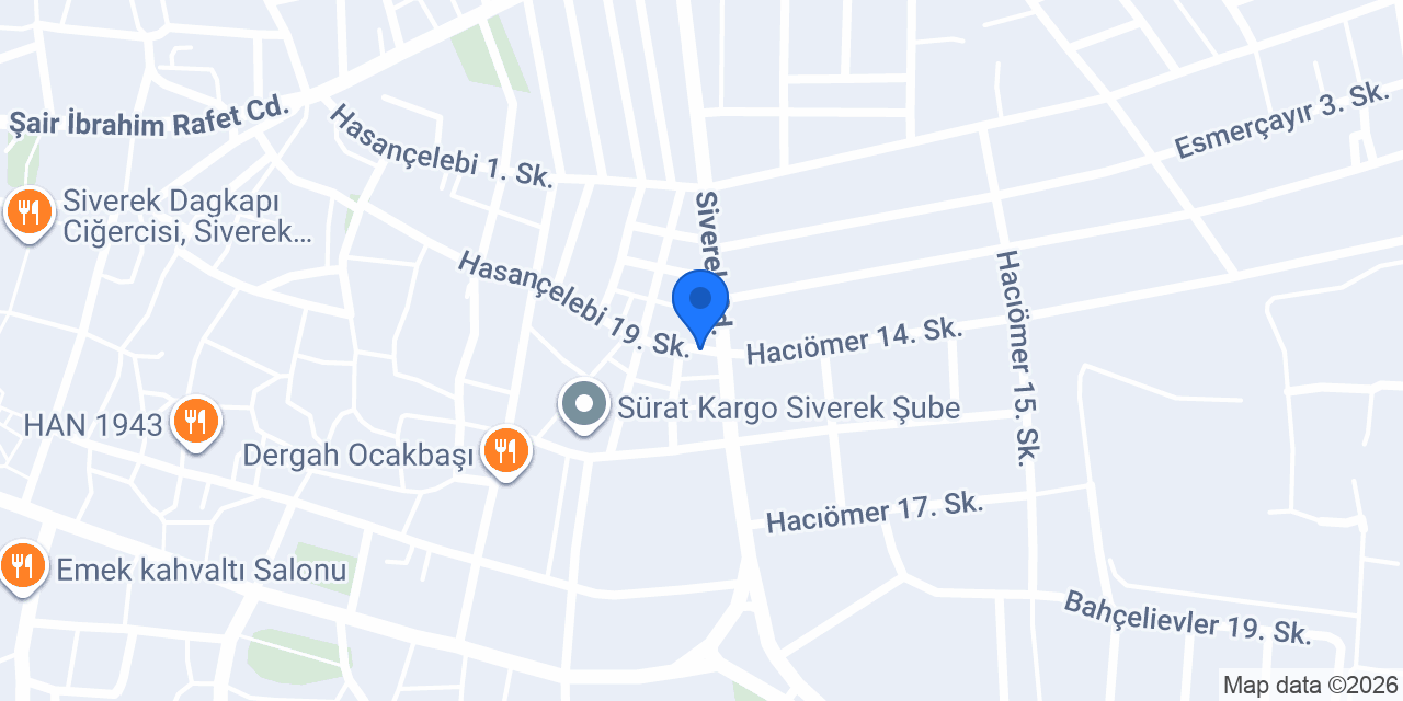 Hanedan yemek Fabrikası konumu